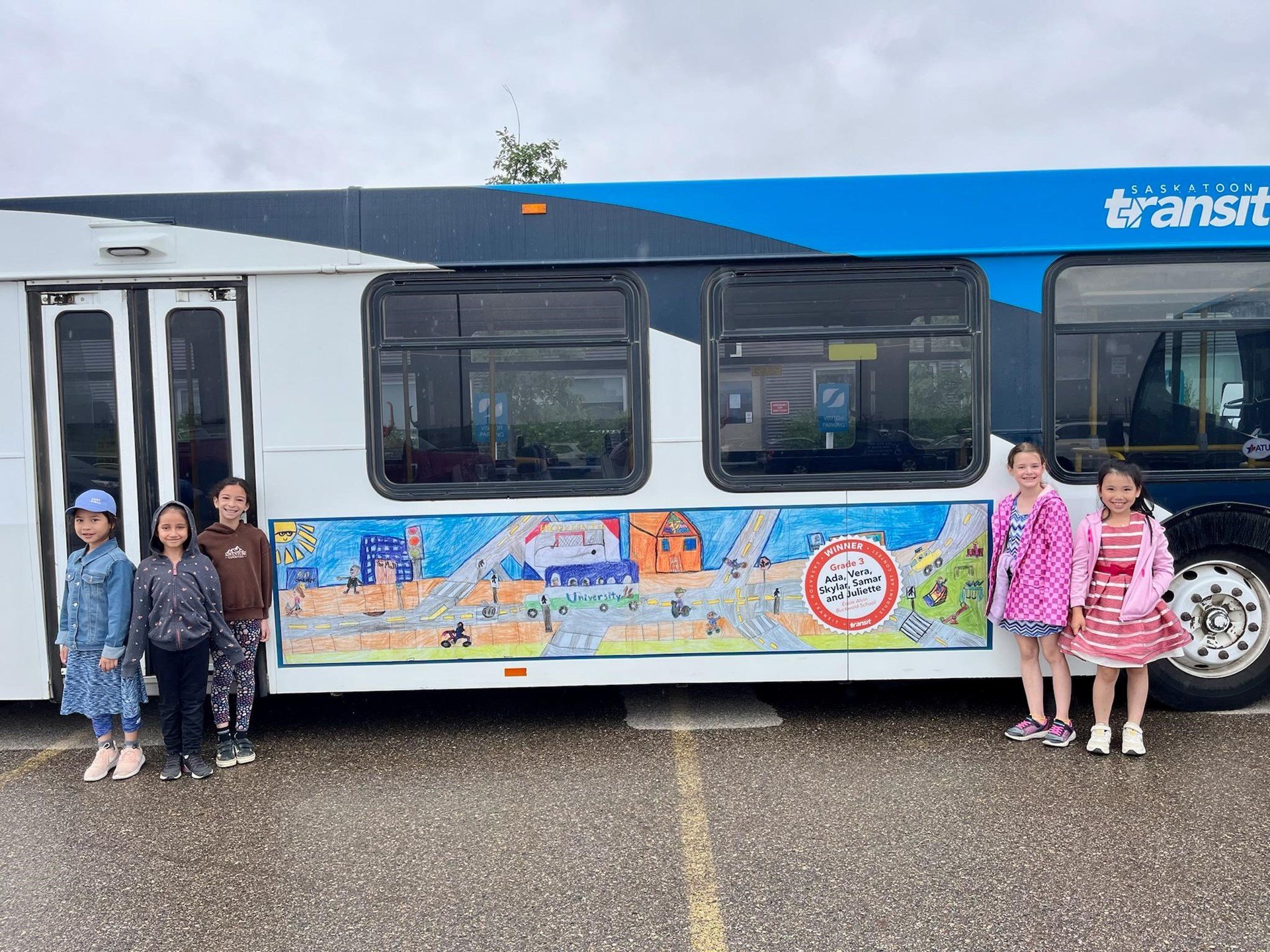SPS Students Win Saskatoon Transit Art Contest